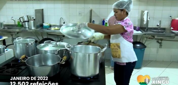 Alimentação de qualidade no hospital de Vitória do Xingu